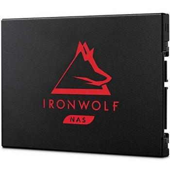 Seagate IronWolf 125 NAS SSD, 500 GB, Unidad SSD interna, 2.5, SATA a 6 GB/s, con velocidad de hasta 560 MB/s, resistencia DWPD de 0,7 y 3 años de servicios Rescue