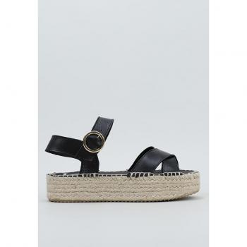 Senses & Shoes AVELLANA Negro mujer sandalia de plataforma 39 Spring/Summer 23