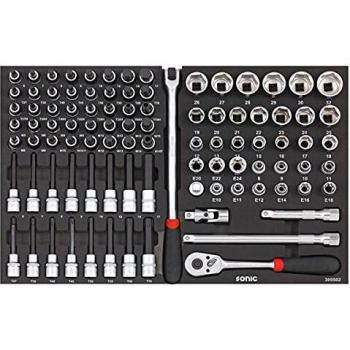 Juego de Llaves de Impacto Sonic 1/2'' con 95 Piezas y Carraca 309502