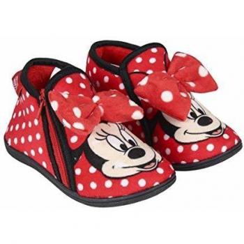 CERDÁ LIFE'S LITTLE MOMENTS Zapatillas De Casa Media Bota Minnie, Niña, Rojo