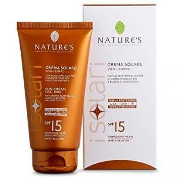 Crema solar para rostro y cuerpo SPF15 150 ml - Nature's