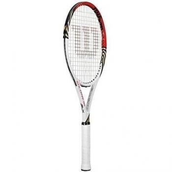 Wilson Pro Staff Six.One 95 BLX - Raqueta de tenis, color blanco / rojo - L2