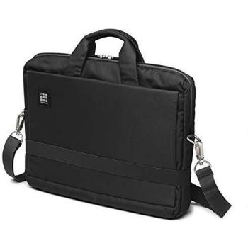 Moleskine, Colección ID, Bolsa Horizontal con Asas y Bandolera, Bolsa para PC, Tablet, Notebook y iPad de Hasta 15'', Dimensiones 40 x 9.5 x 31 cm, Color Negro