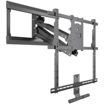 Soporte mural para TV y barra de sonido MYWALL HP55AL, 42''-65'', máx. 25 kg, ajustable y móvil
