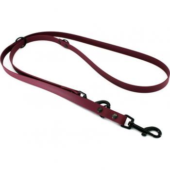 Correa ajustable Heim BioThane, burdeos - 200 cm de largo, 19 mm de ancho