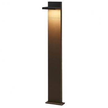 Lámpara LED de Exterior Bolardo Silvan, 100 cm, Moderno, Aluminio Grafito