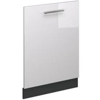 Panel frontal para lavavajillas Fame-Line, Blanco alto brillo/Antracita, 60 cm sin encimera