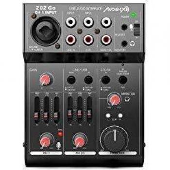Audibax 202 Go Mesa Mezclas 3 Canales y USB