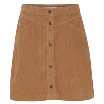 b.young Danna Women's Velvet A-Line Skirt