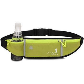 TuTuShop - Riñonera para correr, ligera, ajustable, con correa elástica, bolsa para correr, accesorios para Phone, cinturón de corredor y riñonera de entrenamiento para hombres