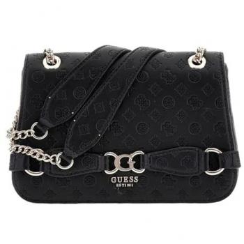 Guess Arlena Convertible Black Shoulder Bag with Logo
