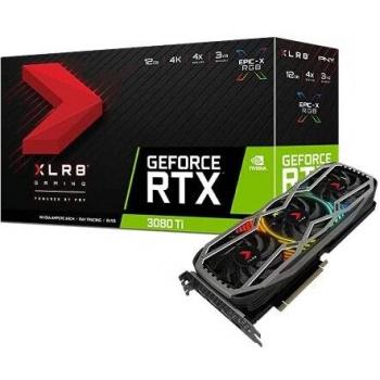 PNY Tarjeta gráfica GeForce RTX™ 3080 Ti 12GB XLR8 Gaming Revel Epic-X RGB™ Triple Fan