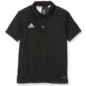 adidas COREF CL POL Y - Camiseta para niño, color negro / blanco, talla 128