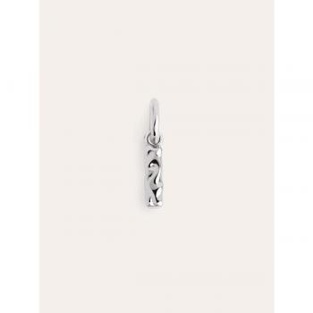 Charm Singularu Letter Organic Plata - Letra I