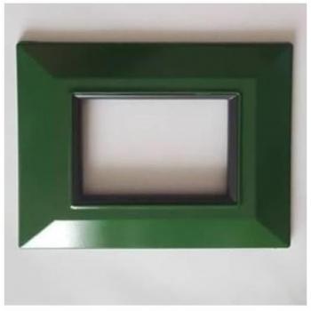 Placa Compatibles Axolute Bticino Color Verde 3 Foros