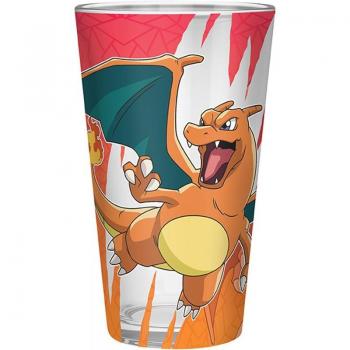 Vaso de vidrio gaming de Pokémon - Charizard