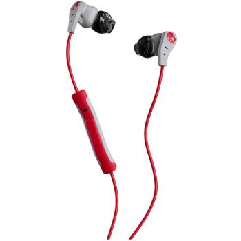Auriculares internos con micrófono Skullcandy Method, GRIS/ROJO