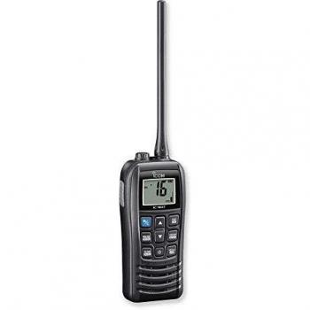 Transceptor Flotante náutico VHF con Sistema de detección de luz IC-M37E Nuevo 2019