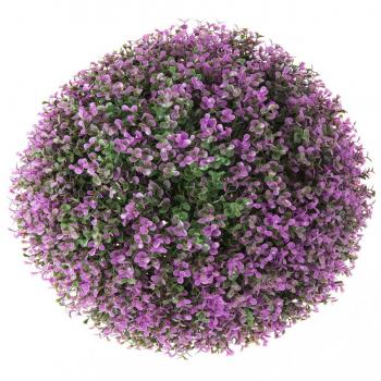 Bola Decorativa de Lavanda Artificial en Plástico para Jardín 40 x 40 x 40 cm - Originalidad y Estilo