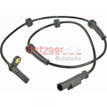 Sensor ABS Metzger para eje trasero derecho Citroën, Fiat y Peugeot