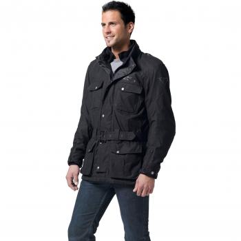 Racer Vienna Chaqueta Textil para Motorista, Negro, 3XL