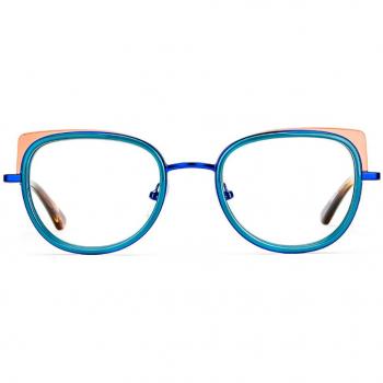Etnia Barcelona Lovaina BLBR Armazones para Mujer Azules 50 Lentes Recetadas