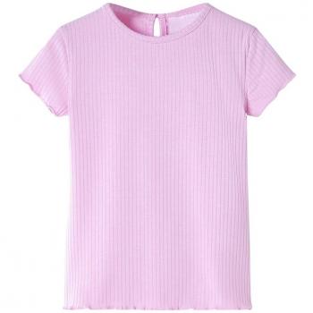 Camiseta infantil rosa claro 116