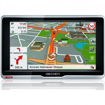Becker Active 6 LMU Plus - GPS para coches de 6.2 para Europa, plateado