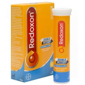 Redoxon Doble Acción Vitamina C + Zinc 1 g Naranja 30 Comprimidos Efervescentes
