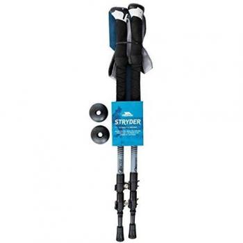 Trespass Stryder Bastones de Senderismo, Negro, Talla Única, Unisex-Adult