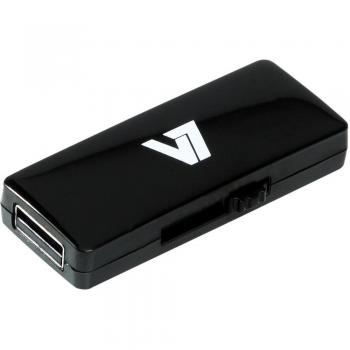 V7 VU28GAR-BLK-2E - Memoria USB de 8 GB, negro