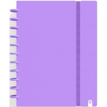 Cuaderno Ingeniox A4 80h Cuadrícula Violeta