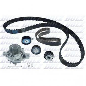 DOLZ Bomba de Agua + Kit de Correa de Distribución KD052