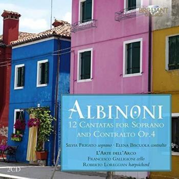 12 Cantatas para Soprano y Contralto Op. 4 (2 CD)