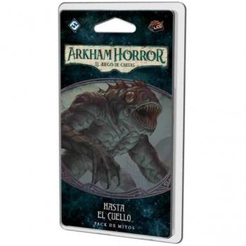 Arkham Horror LCG: Hasta el cuello - Juego de cartas, expansión para el juego de mesa Arkham Horror LCG, incluye nuevos escenarios y cartas para enriquecer la experiencia de juego