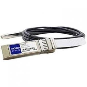 Generic equivalent product name based on provided description:5-Meter SFP+ to SFP+ 10GbE Fiber Optic Cable, Black
