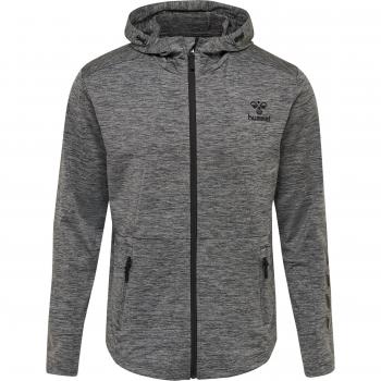 Hummel Aston Zip Hoodie Gray Regular Fit for Men