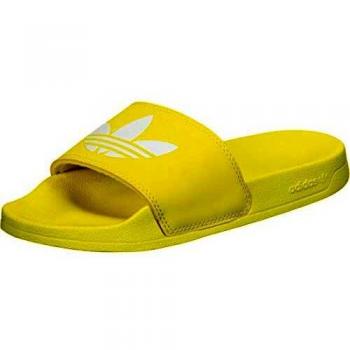 Adidas Adilette Lite W, Slipper Mujer, Amarillo/Blanco, 38 EU