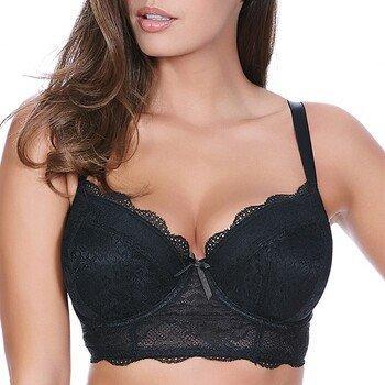 Freya Women's Fancies Underwire Longline Bra - Black, Size 36E