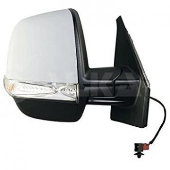 Retrovisor Alkar 9253929 - Espejo retrovisor exterior para automóvil, diseño original de equipo, con carcasa negra, ajuste manual, compatible con diversas marcas y modelos de vehículos
