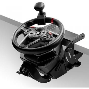 Pack SimTask Thrustmaster T128 - Volante de Carreras Fijo con Force Feedback 900° y Pedales T2PM para PS4/PS5/PC
