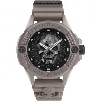 Philipp Plein The $kull Ecoceramic Watch, Gray male, Sizes: ONE SIZE