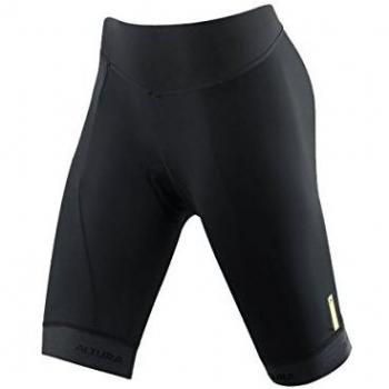 Altura Mujer Progel 3 Cintura Pantalones Cortos, Mujer, Color Negro, tamaño XS