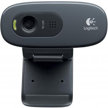 Logitech C270 - Webcam USB, negro