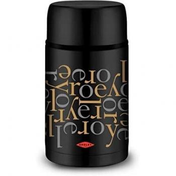Oroley - Botella Acero Inoxidable Letras | Termo Café, Agua, Té y Líquidos l Sin BPA | Reutilizable | Isotérmica | 1000ml