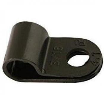 Connect Workshop Consumables 30352 Set de 100 abrazaderas para tubos de nailon, color negro, 9,0 mm