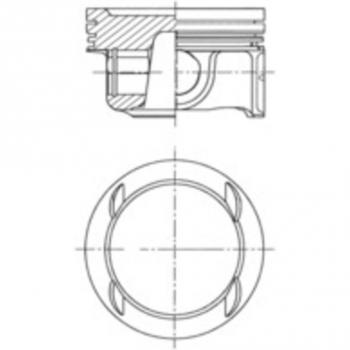 Pistón KOLBENSCHMIDT 41784620