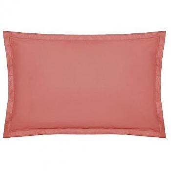 Funda de Almohada Suave y Cómoda de Algodón 50x70cm Rosa Rubor