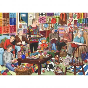 Knit & Natter 1000 Piece Scenic Jigsaw Puzzle