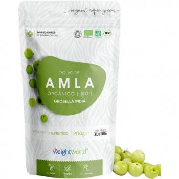 Polvo de Amla Orgánico Premium para el Cuidado Integral del Cabello, Piel y Sistema Inmunológico